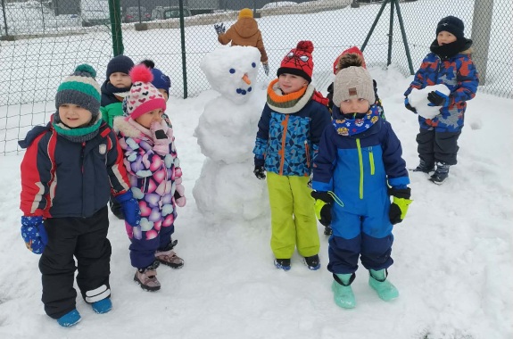Druga bałwanek już gotowy