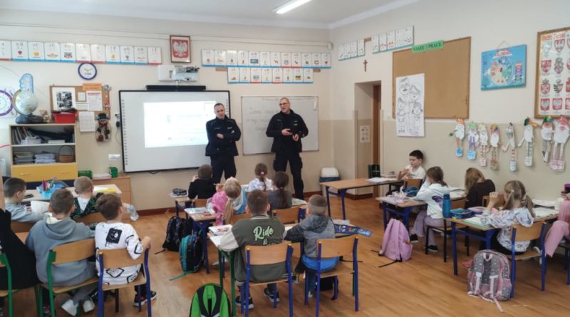 Bezpieczne ferie spotkanie z Policją