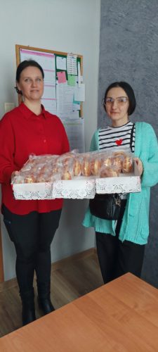 Pączki z sercem na dłoni...