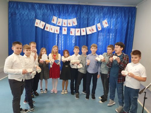 Uczniowie klasy trzeciej