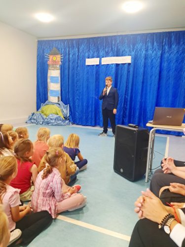 Alan w trakcie przedstawienia