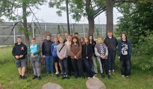 Odwiedziny w miejscu pamięci