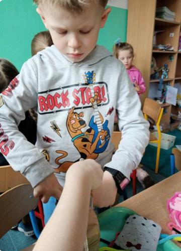 Ręczna produkcja skarpeciaka