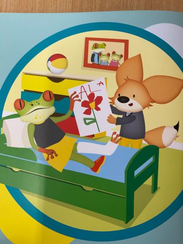 Ilustracja z książeczki o Fenku