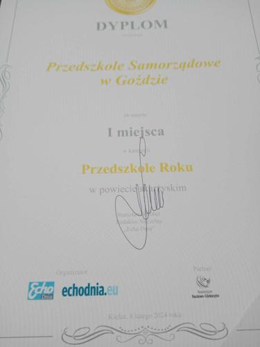 2023/2024 Jedynka w powiecie