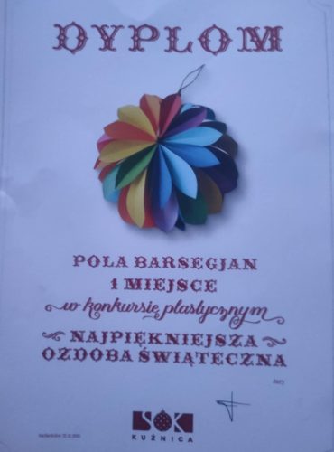 2025/2026 Mała artystka z wielkim sukcesem
