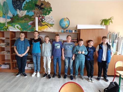 Uczniowie klasy 5
