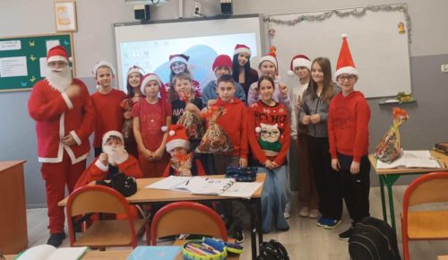 Mikołaj w klasie czwartej