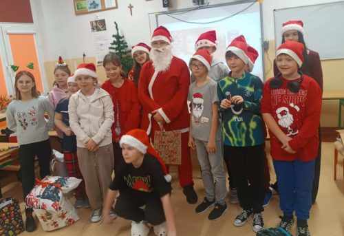 Mikołaj w klasie piątej