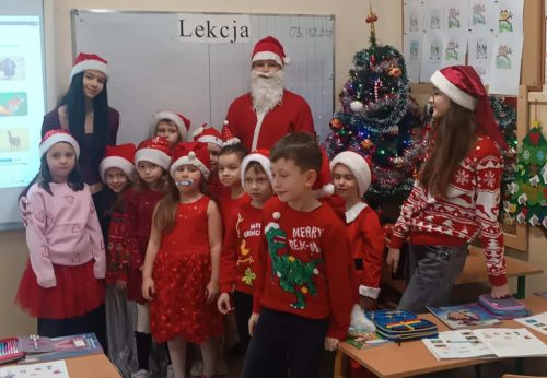 Mikołaj w klasie pierwszej