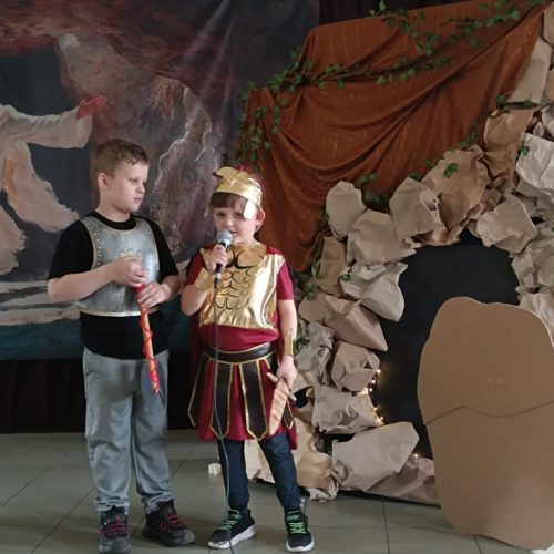 straż grobu Leon i Oliwier