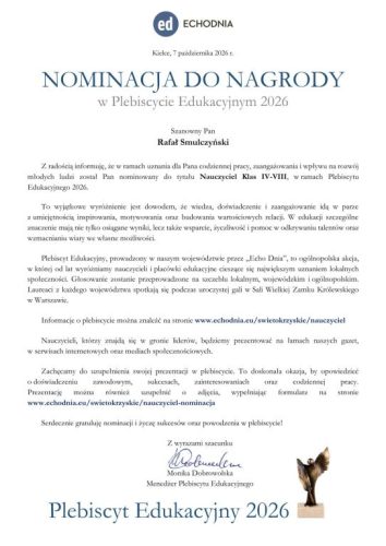 Nominacja Rafal Smulczynski