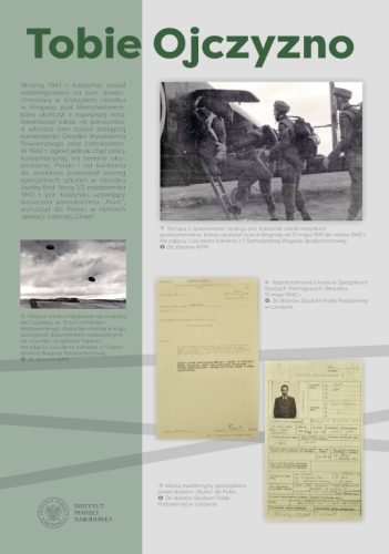 Slajd prezentacji o tytule ''Tobie Ojczyzno''