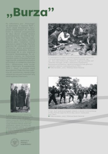 Slajd prezentacji o tytule ''Burza''