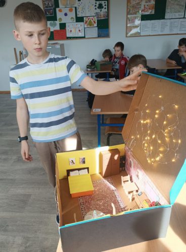 Olek ze swoim projektem