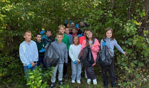 Worki pełne śmieci