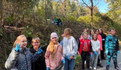 Klasa czwarta w czasie pracy