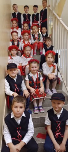 dzieci z grupy Świętokrzyskie Nuteczki