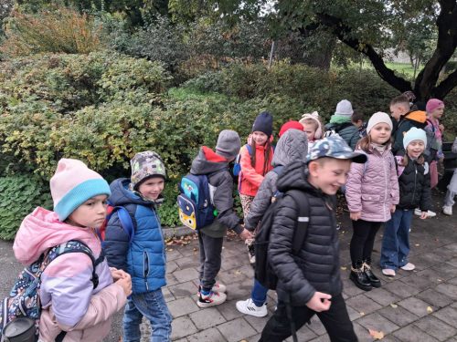 Uczniowie klasy I na wycieczce do Radia Kielce.