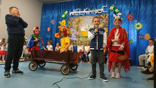 Wieziemy tu kogucika !