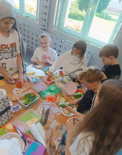 klasa czwarta w czasie przygotowań