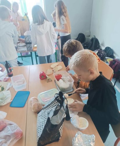 klasa szósta w czasie przygotowań