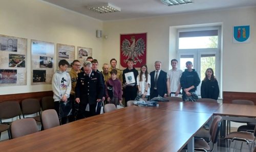 Uczestnicy Turnieju Wiedzy Pożarniczej
