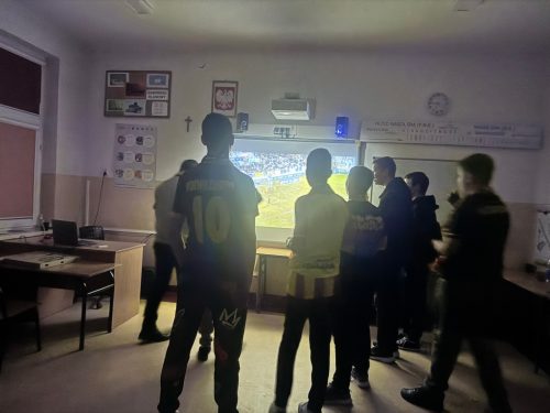 Kolejne minuty meczu.